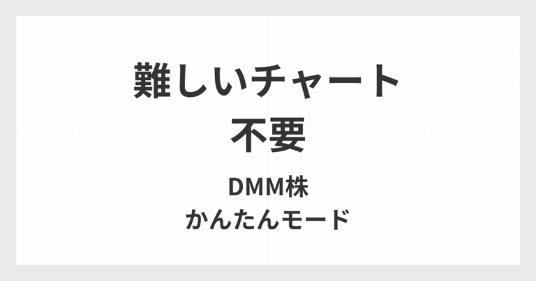 DMM株のかんたんモードについて、スマホだけで操作でき、初心者の操作ミスを防ぐ理由を解説するアイキャッチ画像